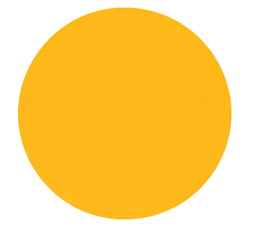 Yellow decorative shape